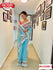 Sky Blue Pure Organza Multi-embroidery Partywear Saree