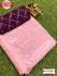 Pink Crepe Silk Sequins Partywear Saree