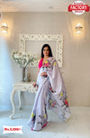 Partywear Japan Satin Silk Hand-work Saree