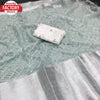 Baby Blue Pure Kanchipuram Organza Saree