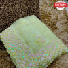 Light Green Sequins Embroidered Partywear Net Saree