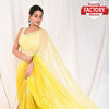 Yellow Shimmer Chiffon Ombre Saree