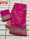 Magenta Pure Dola Silk Partywear Saree