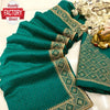 Sea Green Vichitra Silk Partywear Saree