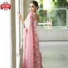 Pink Pure Soft Organza Multi-embroidery Partywear Saree