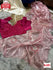 Pink Jimmy Choo Partywear Saree With Stitched Blouse