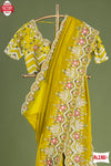 Yellow Jimmy Choo Embroidered Partywear Saree