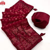 Magenta Soft Weaving Brasso Partywear Saree