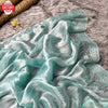 Sky Blue Pure Jimmy Choo Stone-work Partywear Saree