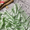 Light Green Pure Jimmy Choo Stone-work Partywear Saree