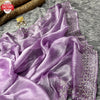 Lavender Pure Jimmy Choo Stone-work Partywear Saree