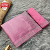 Pink Pure Jimmy Choo Stone-work Partywear Saree