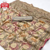 Fancy Soft Floral Brasso Partywear Saree