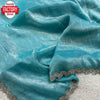 Sky Blue Pure Jimmy Choo Silk Zircon Stone Work Partywear Saree