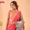 Pink Pure Paithani Silk Rich Weaving Partywear Saree