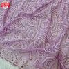 Lavender Blooming Georgette Thread And Sequins Work Partywear Saree