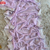 Lavender Pure Soft Organza Partywear Saree