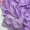 Lavender Pure Soft Organza Embroidered Partywear Saree