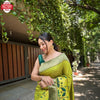 Light Green Pure Banarasi Paithani Silk Partywear Saree