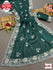 Green Jimmy Choo Silk Partywear Saree With Embroidery Work