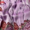 Lavender Jimmy Choo Silk Embroidered Partywear Saree