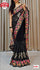 Black Georgette Sequins Embroidered Partywear Saree