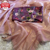 Lavender Jimmy Choo Silk Partywear Saree