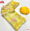 Stylish Brasso Partywear Saree With Stone Work