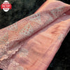 Peach Jimmy Choo Silk Embroidered Partywear Saree