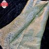 Mehendi Green Jimmy Choo Silk Embroidered Partywear Saree