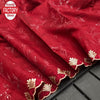 Maroon Pure Ruhi Silk Water Sequins Partywear Saree