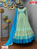 Sea Green Embroidered Partywear Gown