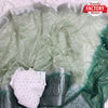 Light Green Organza Silver Weaving Border Partywear Saree