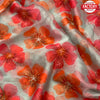 Pure Organza Floral Handworked Saree