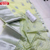 Light Green Pure Nylon Organza Partywear Saree