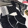 Black Partywear Kurtha Sharara Set