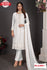 White Georgette Partywear Kurtha Piece