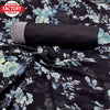 Black Floral Saree With Zari Weaving Border