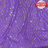 Purple Pure Georgette Partywear Saree