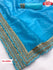 Sky Blue Organza Partywear Saree