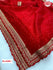 Red Organza Partywear Saree