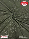 Olive Sequins Partywear Saree