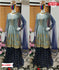 Baby Blue Embroidered Kurtha Sharara Dress