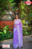 Lavender Soft Organza Embroidered Partywear Saree