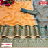 Yellowish Orange Silk Saree