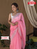 Pink Partywear Organza Saree