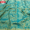 Sky Blue Kanjivaram Pure Silk Saree