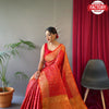 Red Pure Banarasi Silk Saree