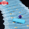 Sky Blue Organza Embroidered Partywear Saree