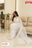 White Organza Sequins Partywear Work Saree